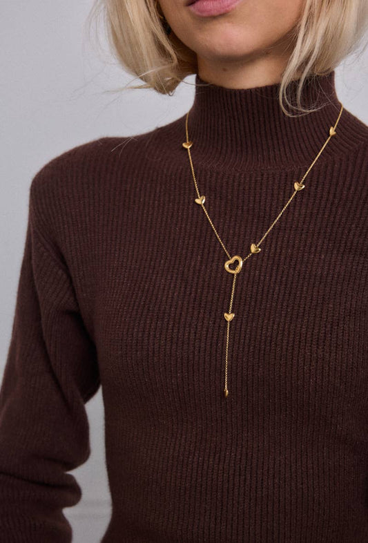 Stainless steel necklace 224AQ185