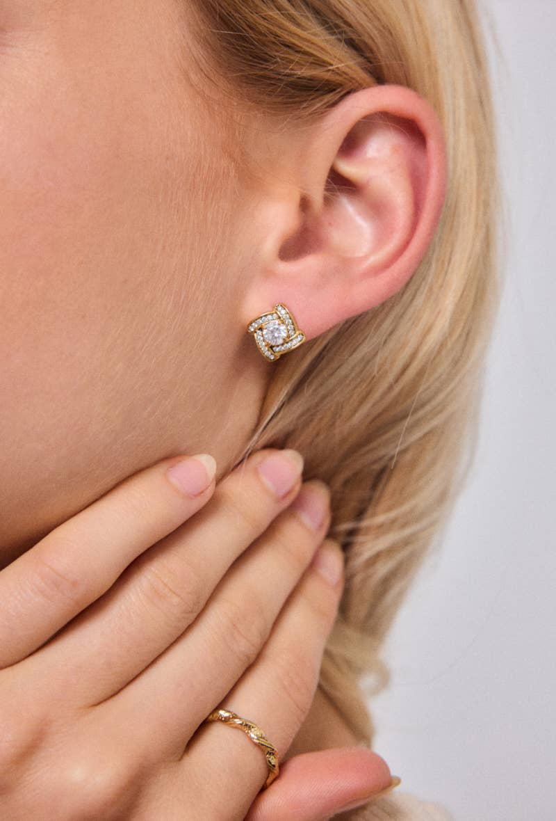 Stainless steel earrings 124RX215