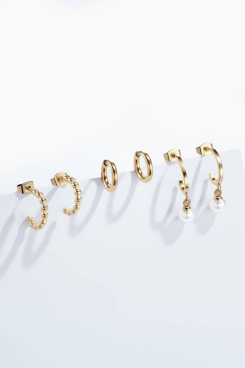 Stainless steel earrings 124RX133