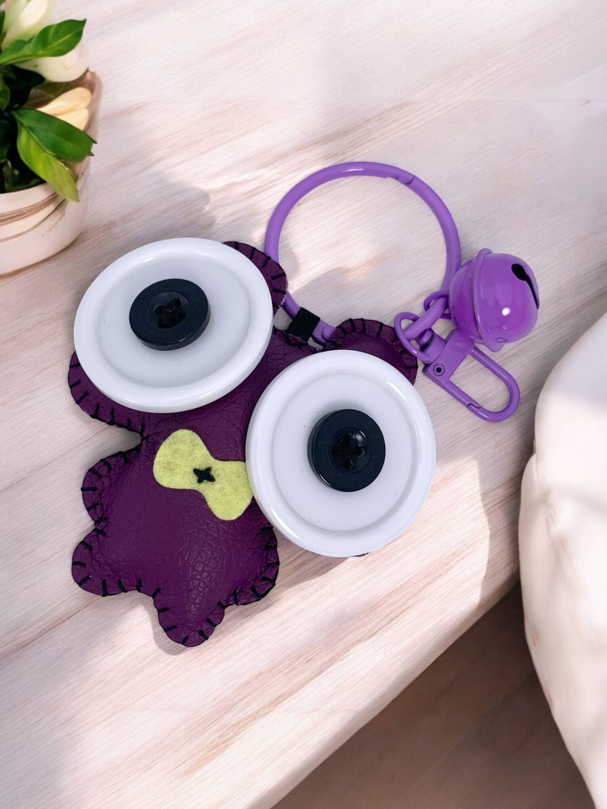 Porte-clé peluche avec clochette JSG07