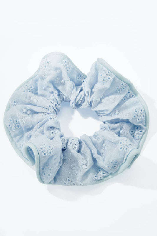 Embroidered elastic scrunchie FQ236XQ