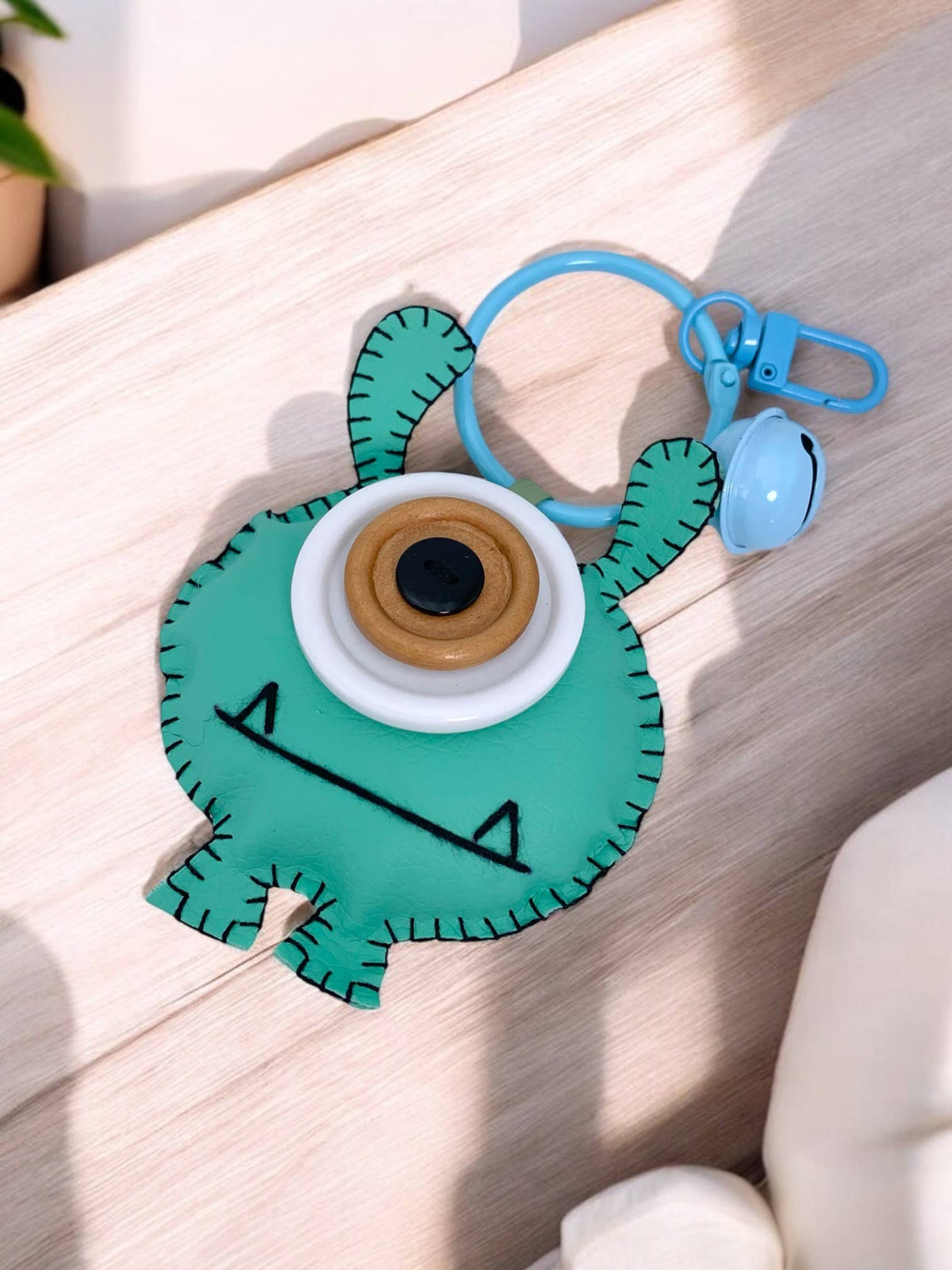 Porte-clé peluche avec clochette JSG17