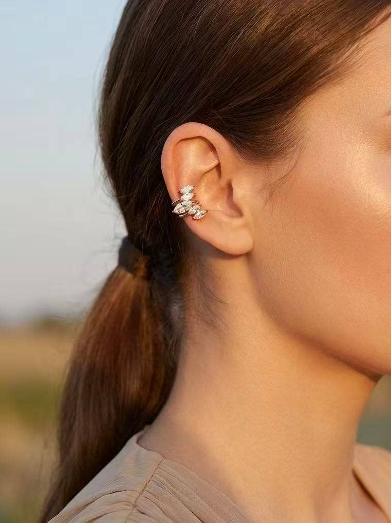 124RX317 stainless steel earrings