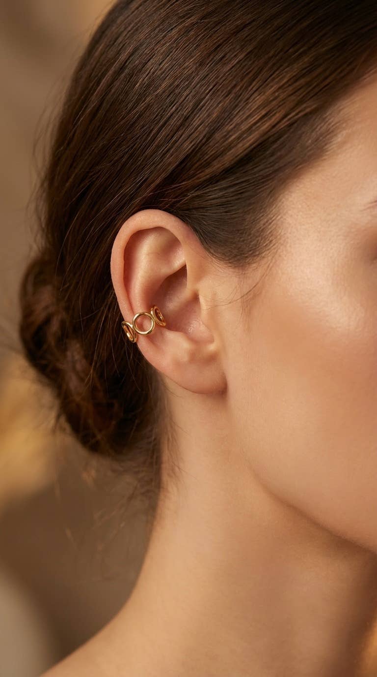 Stainless steel ear cuff 124AQ526