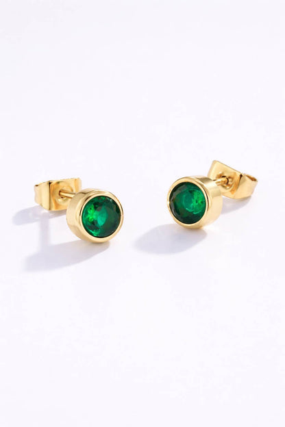 Boucles D'Oreilles Puces En Acier Inoxydable 124AQ121N129