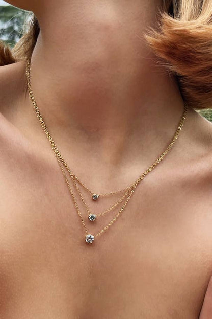 Stainless steel necklaces 224AQ140