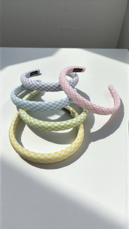Gingham headband ST302