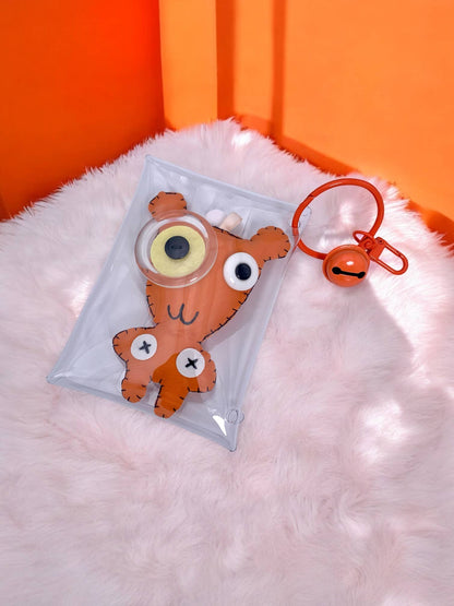 Porte-clé peluche avec clochette JSG12