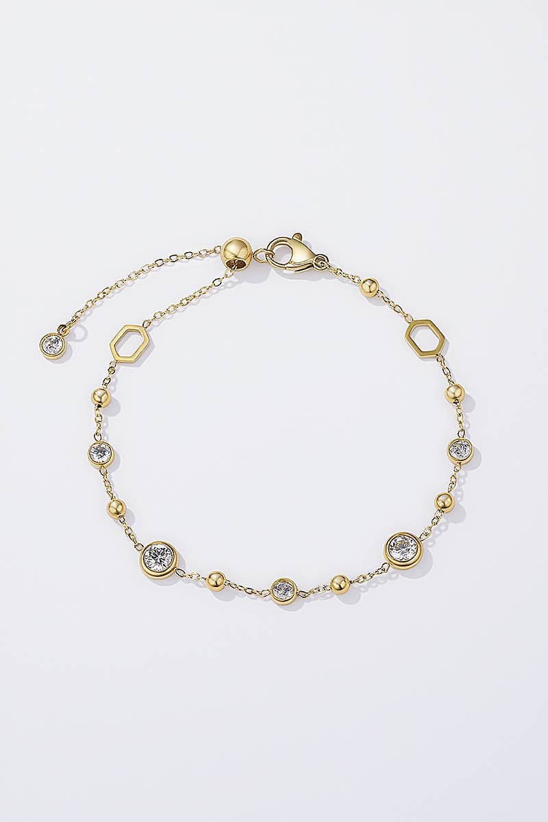 Stainless steel bracelet 324AQ280