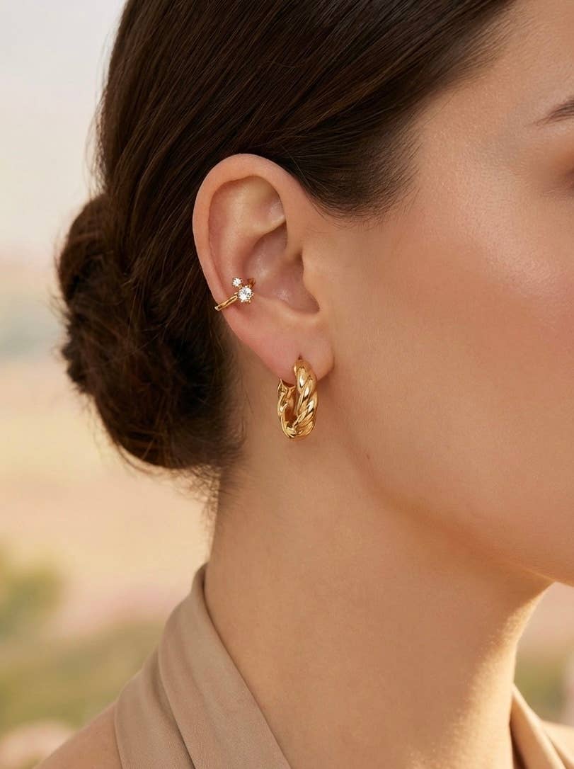 Stainless steel earcuff 124RX310