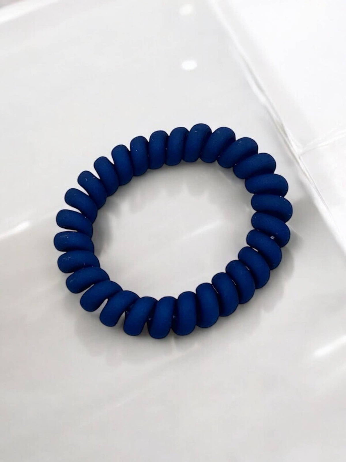 Chouchou élastique en spirale mat JD02