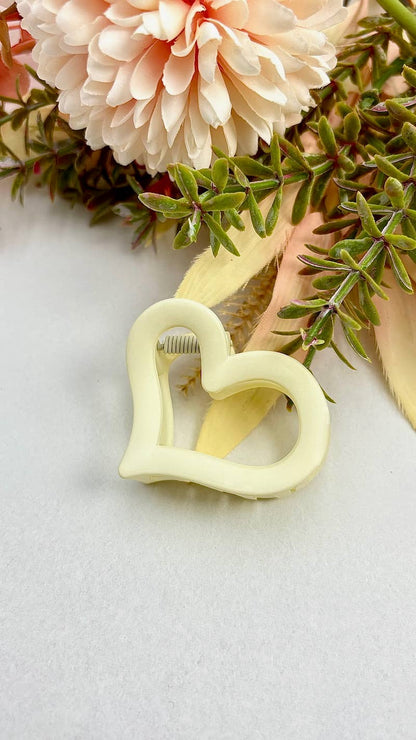 5cm heart mini hair claw YH40