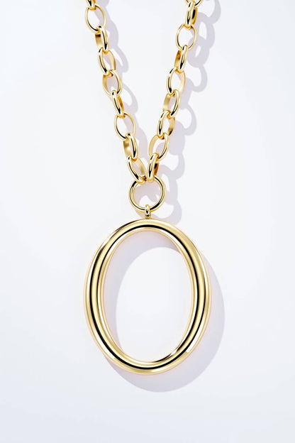 Stainless steel chain necklace 224AQ214