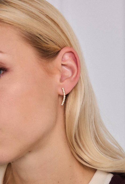 Boucles d'oreille en acier inoxydable 124RX209