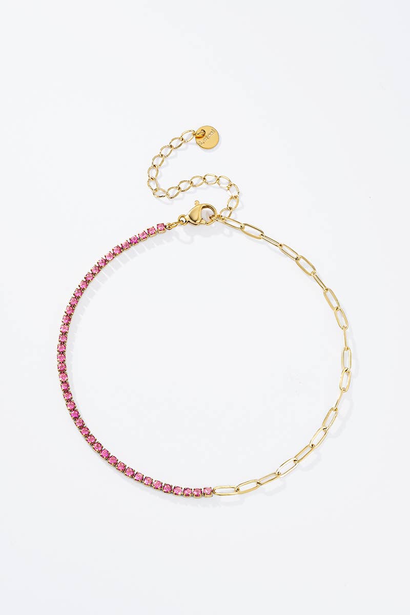 Stainless steel ankle chains 624AQ58