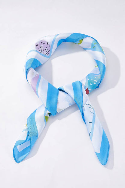 Patterned scarf 65 X 65 CM FL348DF