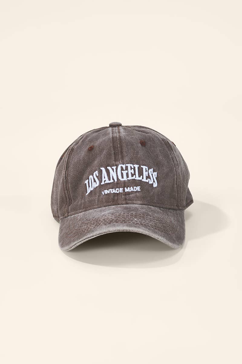 Casquette brodée Los Angeles délavée MJ327HK