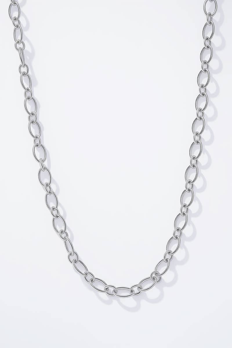 Stainless steel charm necklace 224CA58