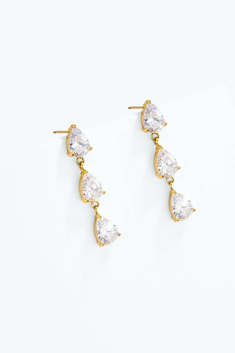 Stainless steel earrings 124AQ752