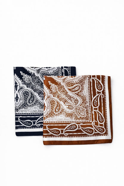 Foulard à motif 70x70 cm FL35
