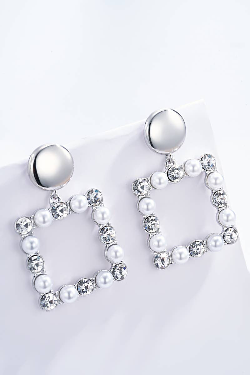 Boucles d'oreilles en acier inoxydable 124AQ220