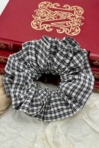 Plaid Scrunchie FQ89