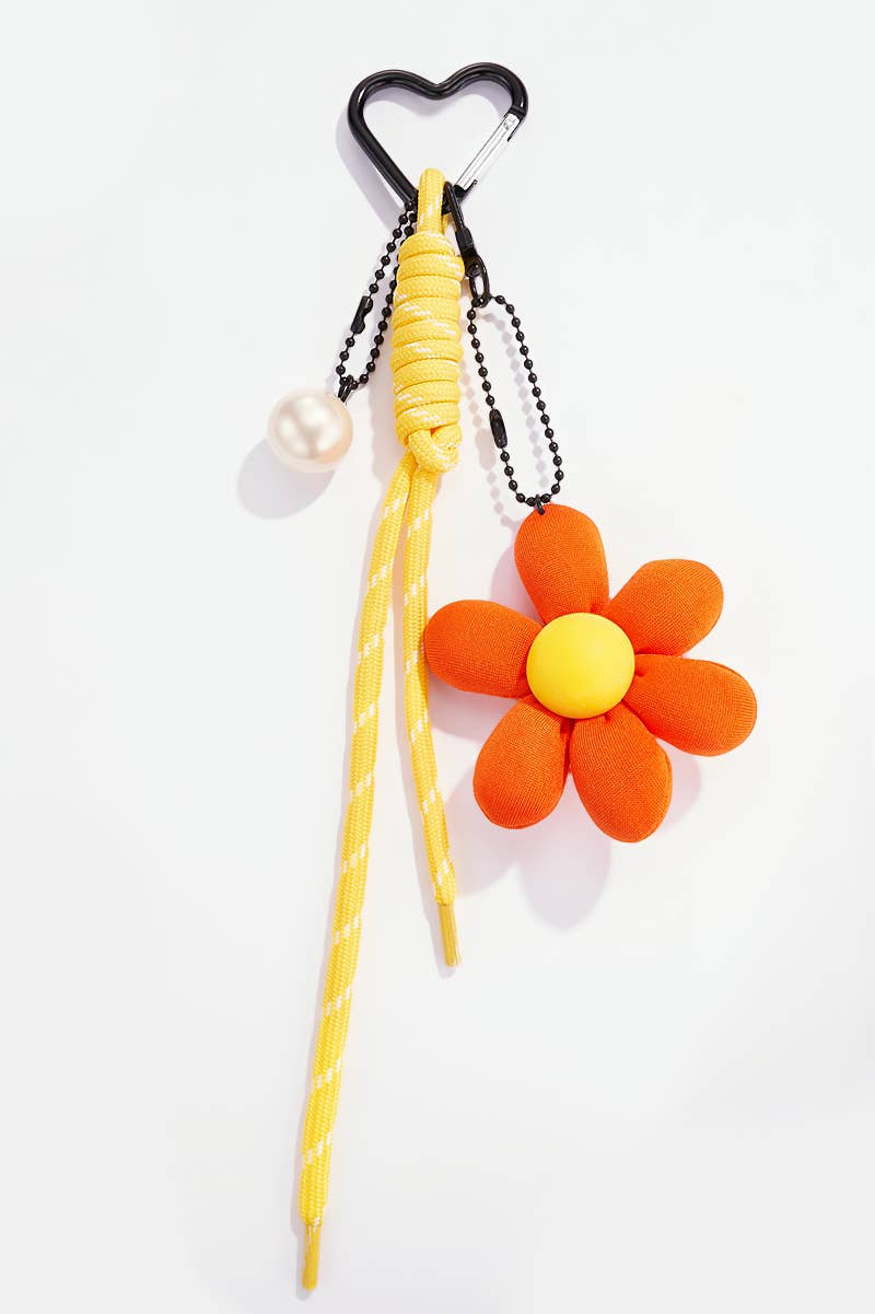 Bag charm and keychain Flower PC27