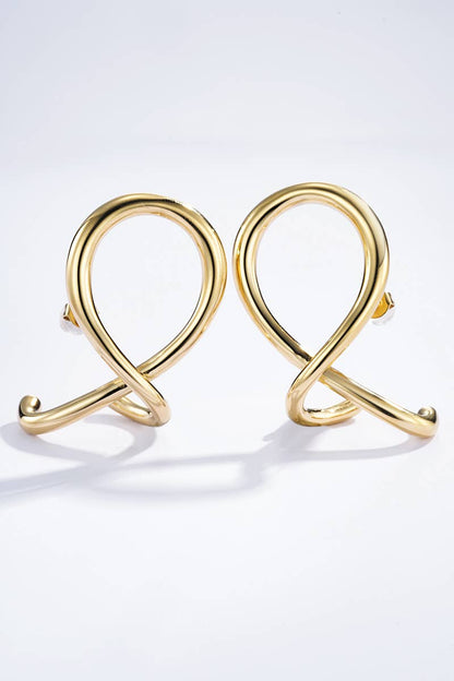 Boucles d'oreilles en acier inoxydable 124AQ344
