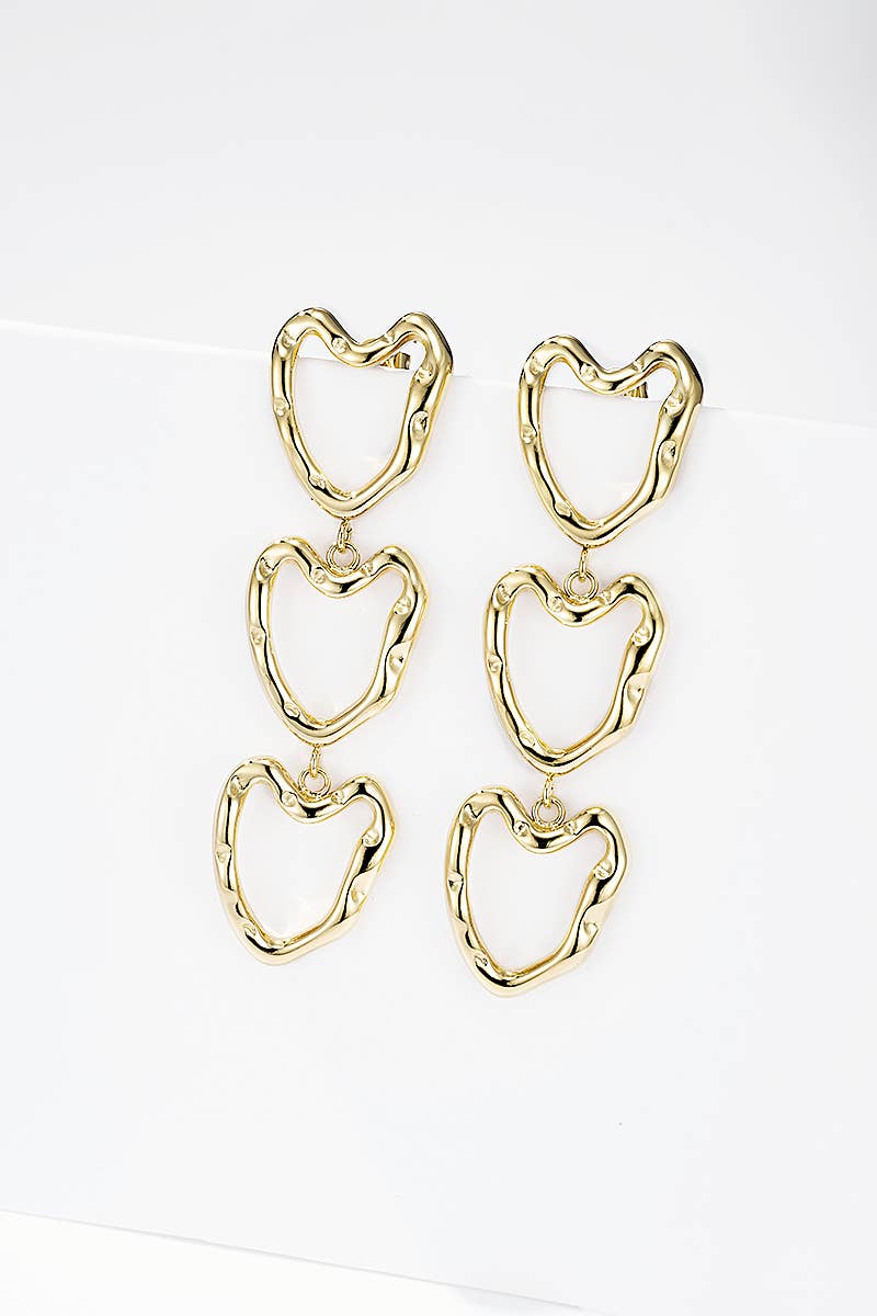 Stainless steel earrings 124AQ352
