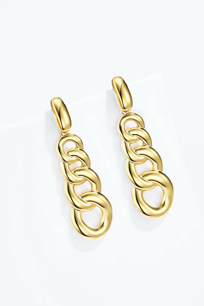 124AQ715 stainless steel earrings