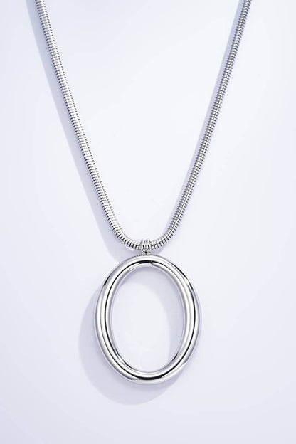 Stainless steel necklace 224AQ52