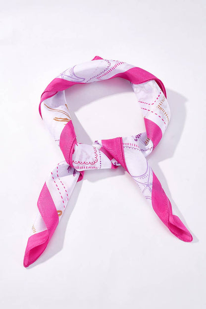 Patterned scarf 65 X 65 CM FL324DF
