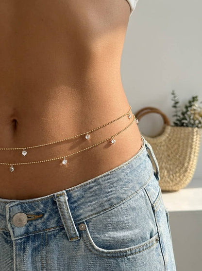 524AQ16 stainless steel waist chain