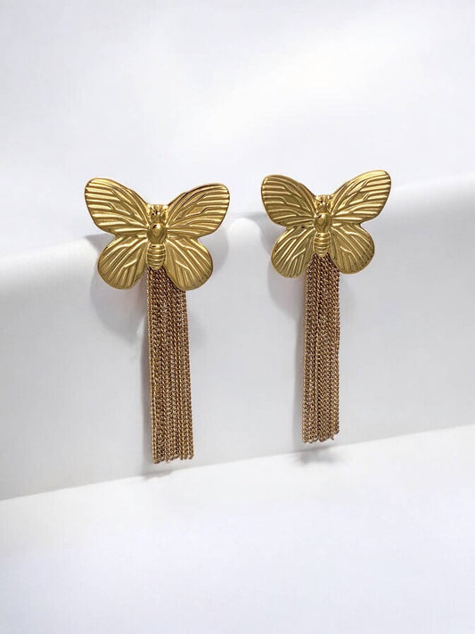 Boucles d'oreilles en acier inoxydable 124YC67