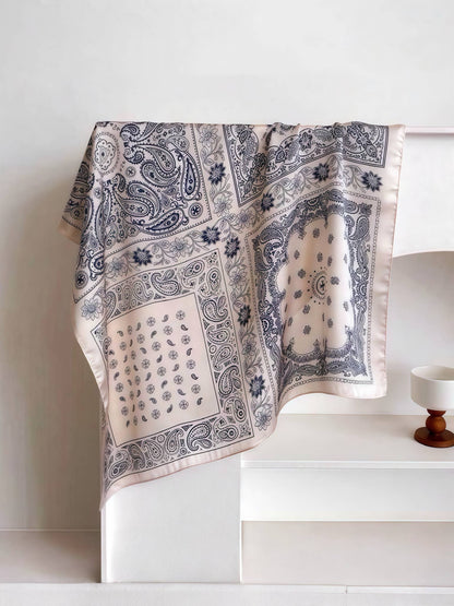 FL11 square satin scarf