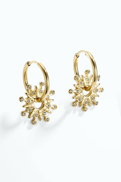Boucles d'oreilles en acier inoxydable 124YTG02