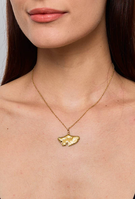 Collier texturé en acier inoxydable 224YC03