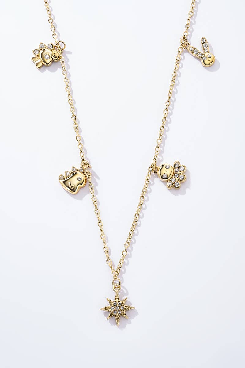 Stainless steel chain necklace 224AQ225