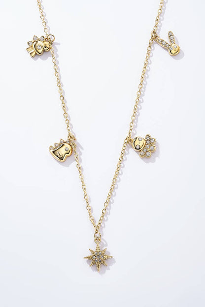 Stainless steel chain necklace 224AQ225