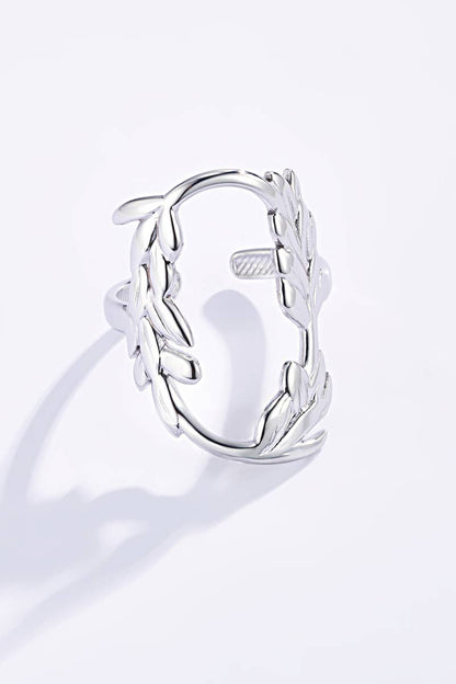 Bague feuilles en acier inoxydable 424RX42