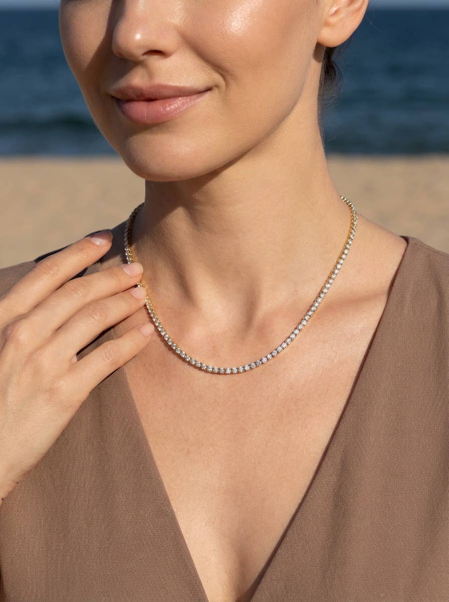 Collier chaîne en acier inoxydable 224AQ291
