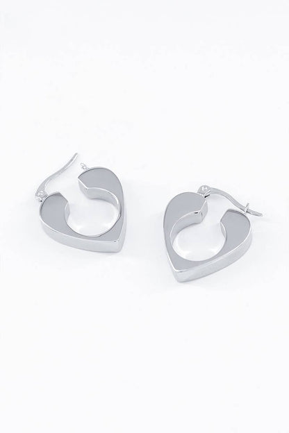 Boucles d'oreilles en acier inoxydable 124RX78