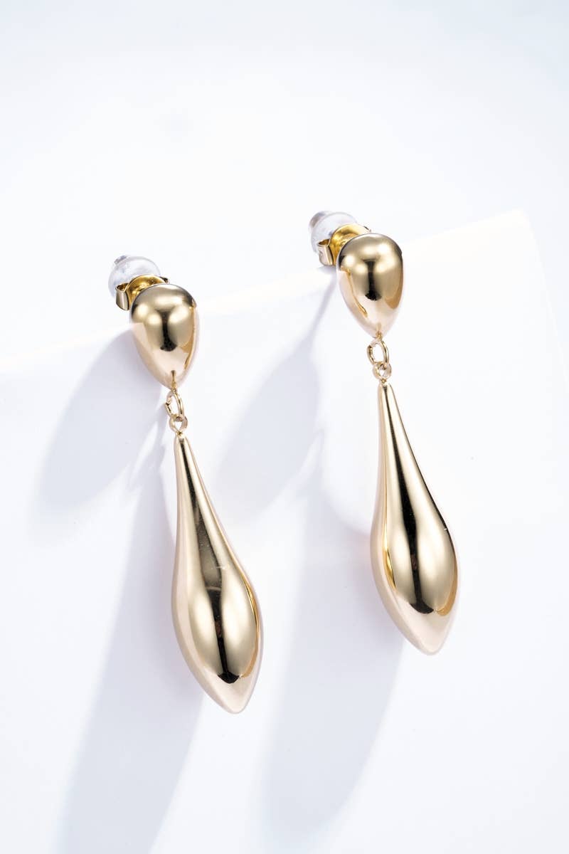 Boucles d'oreilles en acier inoxydable 124AQ304