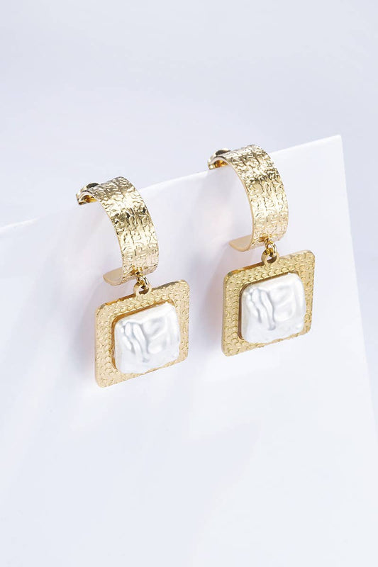 Boucles d'oreilles en acier inoxydable 124RX79