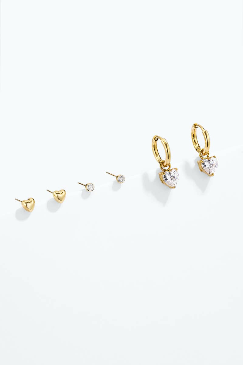 Stainless steel earrings 124RX342