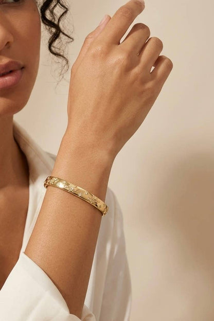Bracelet jonc en acier inoxydable 324AQ521