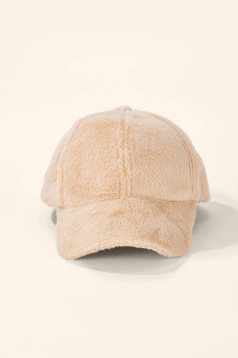 Casquette en fausse fourrure MJ326HK