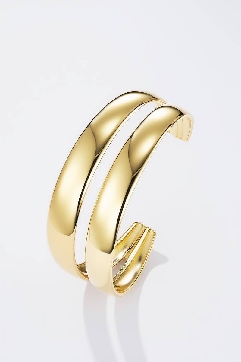 Bracelet jonc en acier inoxydable 324AQ252