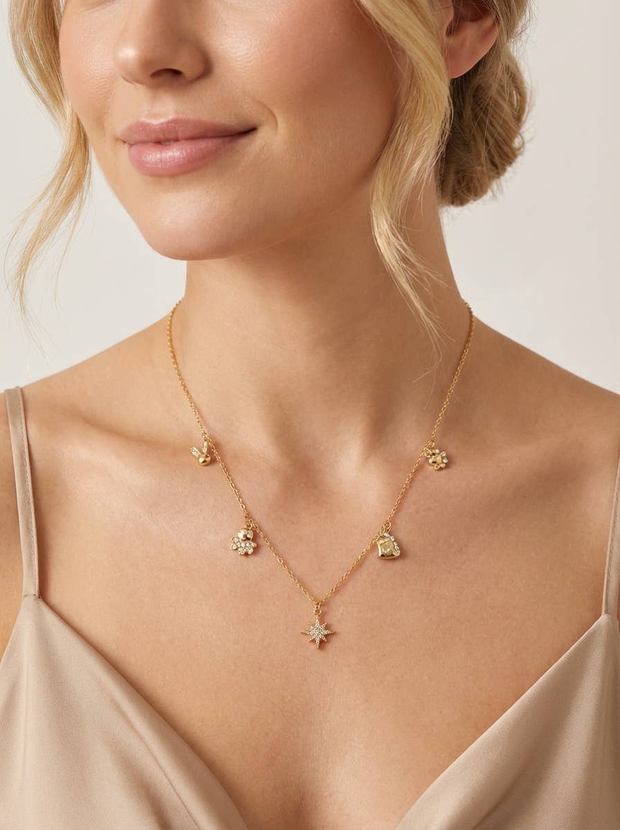 Stainless steel chain necklace 224AQ225