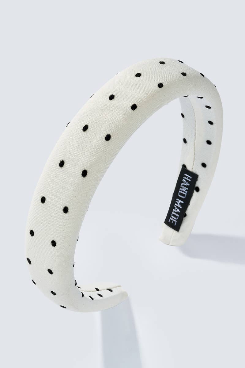 Polka dot headband ST301